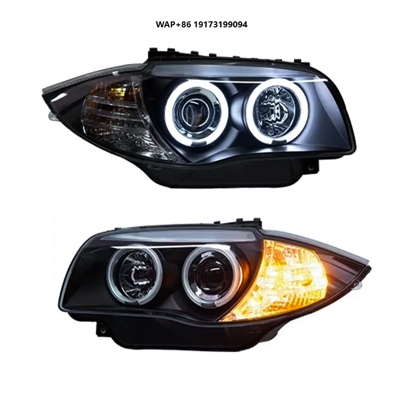 

for-BMW 1 Series E87 2004 2011 LED Head Lamp Headlamp 118i Front Light Upgrade Full LED Lens New Wholesale Headlight