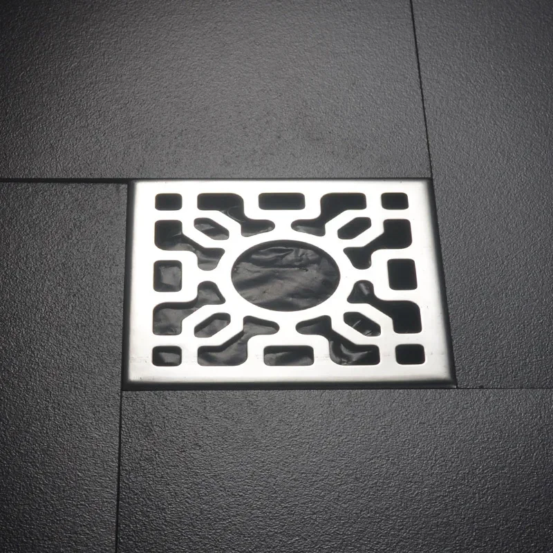 Stainless Steel Floor Drain Cover Kitchen Sink Mesh Strainer Filter Hair Catcher Bathroom Shower Drain Protector Cover Hardware