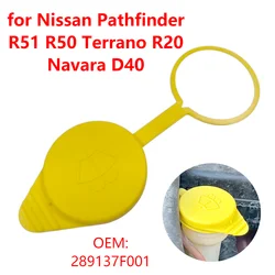 289137F001 for Nissan Pathfinder R50 R51 Terrano R20 Mistral Navara D40 Car Windshield Washer Fluid Reservoir Tank Cap Lid