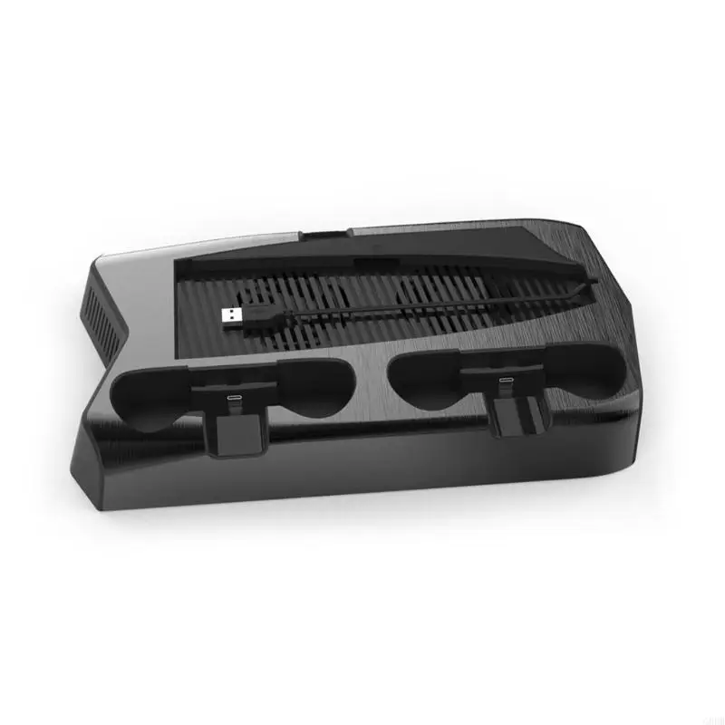 Charging Stand for DE/UHD 3 in 1 Charger Dock Game Disc Storage Base with Multi-function Cooling Fan, Handle Base