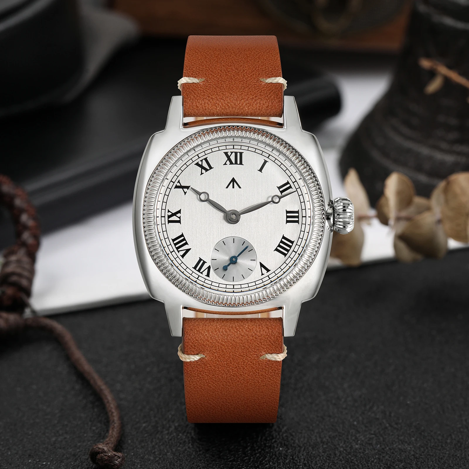 Militado ML03 Quartz Watch VD78 Movement Watches Stainless Steel Case Domed Sapphire 100M Waterproof 36mm Vintage Wristwatch
