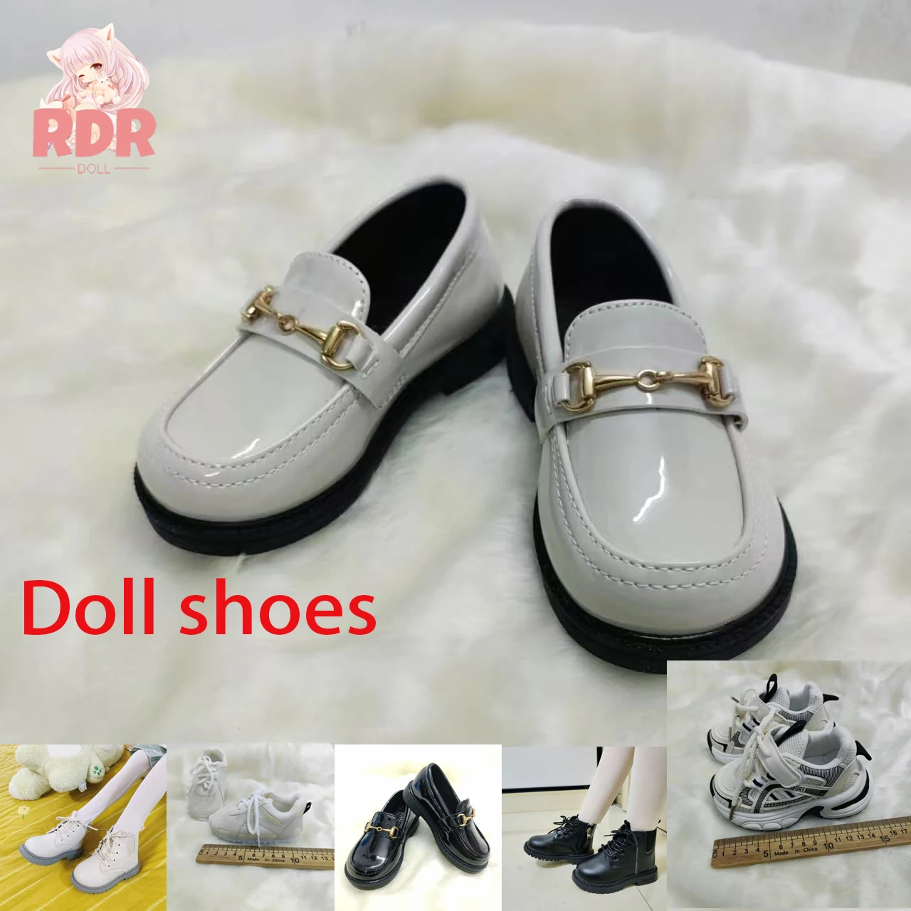 

RDR Anime doll model shoes, dress up accessories, leather shoes/boots, 65-80-120cm, doll clothing shoes