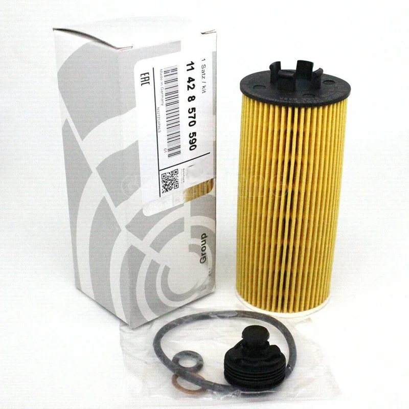 2/5/10pcs Engine Oil Filter Element For BMW F45 F46 X1 F48 Mini F54 F55 F56 F57 Cooper Clubman 11428570590 11 42 8 570 590 New