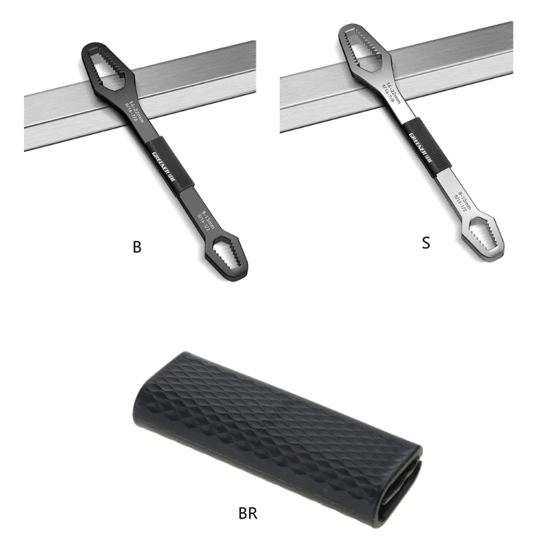 Ring Spanner 8-22mm Universal Torx Wrench Adjustable Wrench Auti-rust Double-head Multi-function Not Slip Household Dropship