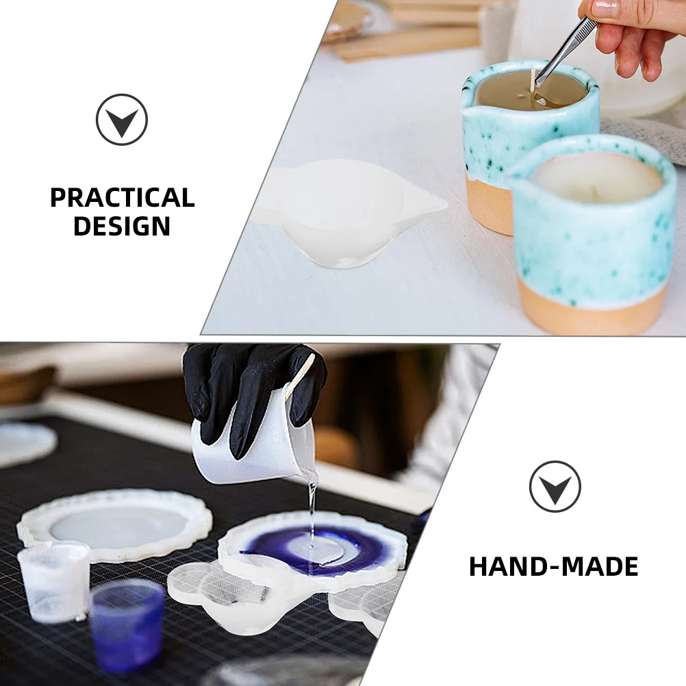 

20pcs Silicone Resin Mixing Cups Jewelry Making Epoxy Crafts Tools Microwave Safe Mold Cup Dispenser Handicrafts