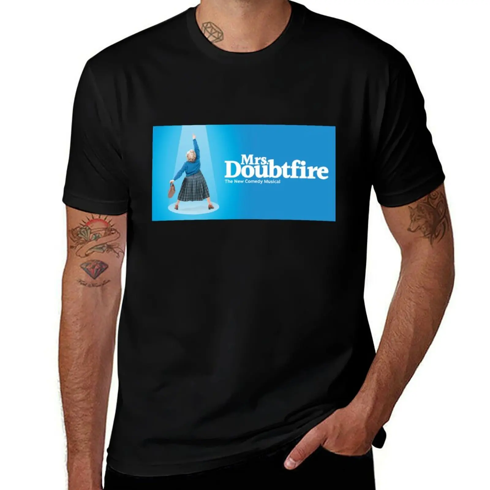

Mrs Doubtfire logo T-Shirt vintage t shirts graphic tee shirt t shirts for men