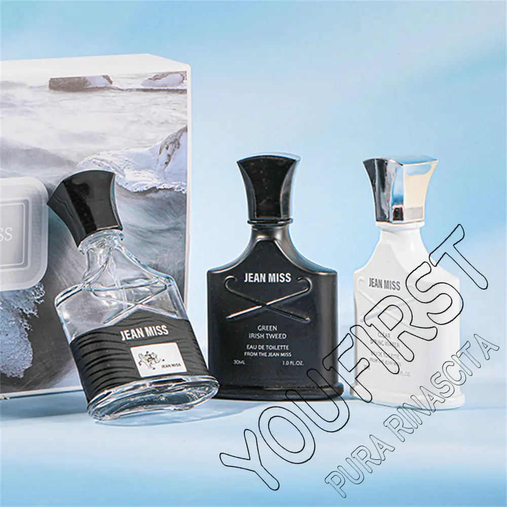 Conjunto de perfume natural fresco original para homens, colônia duradoura, perfumes perfumados para homens, caixa de presente, encantador, 90ml,