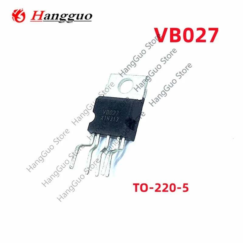 10Pcs/Lot Original VB027 TO-220-5 For High voltage ignition coil driver VB027 TO-220-5 9A/300V IC