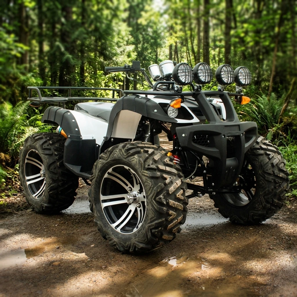 China Factory Gas Powered 250cc Manual Shaft Drive 4-Stroke Electric Start ATV for Adults Quad Bike