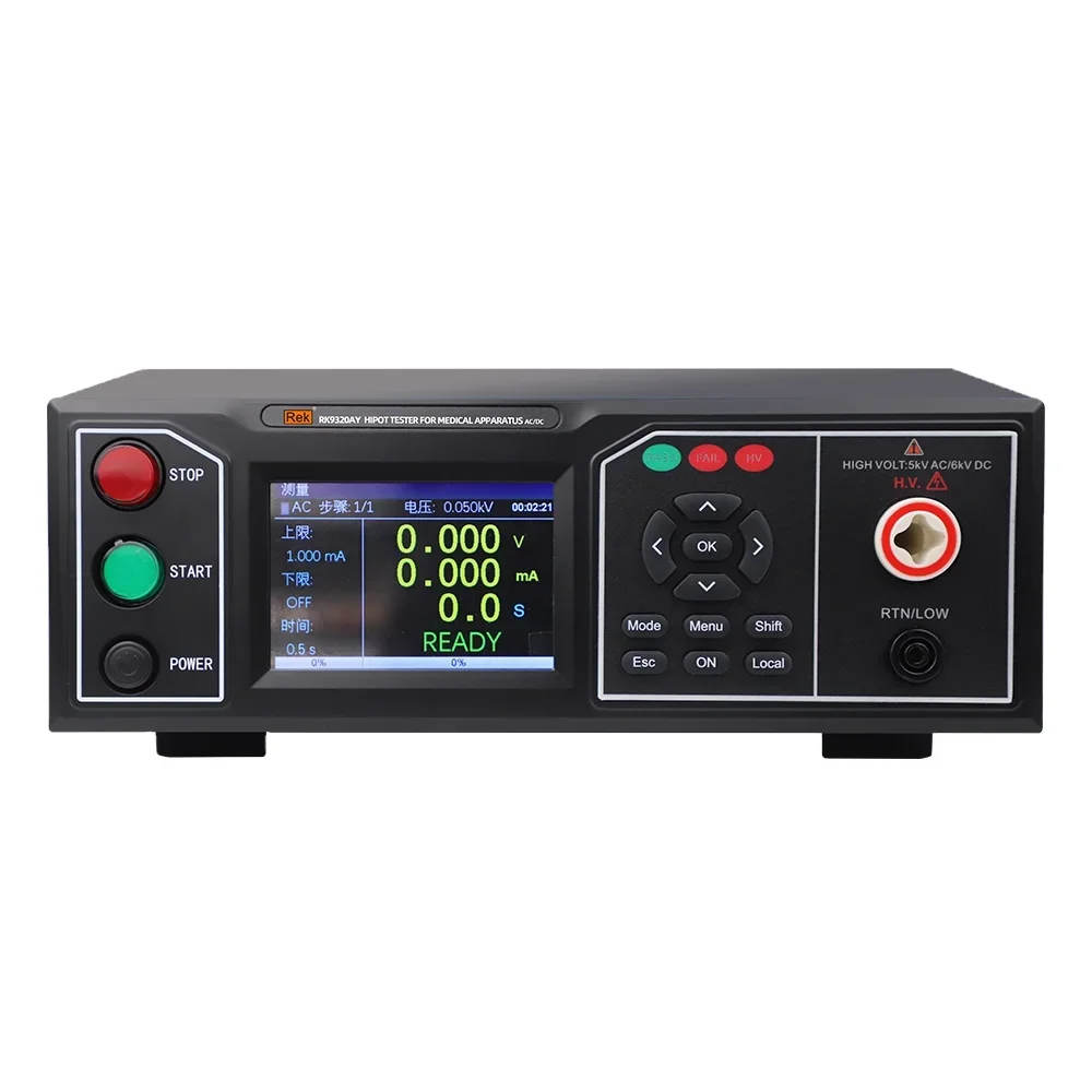 

REK RK9320AY Medical Programmable AC/DC Voltage Withstand Tester New Product Direct Sales from Chinese Factory