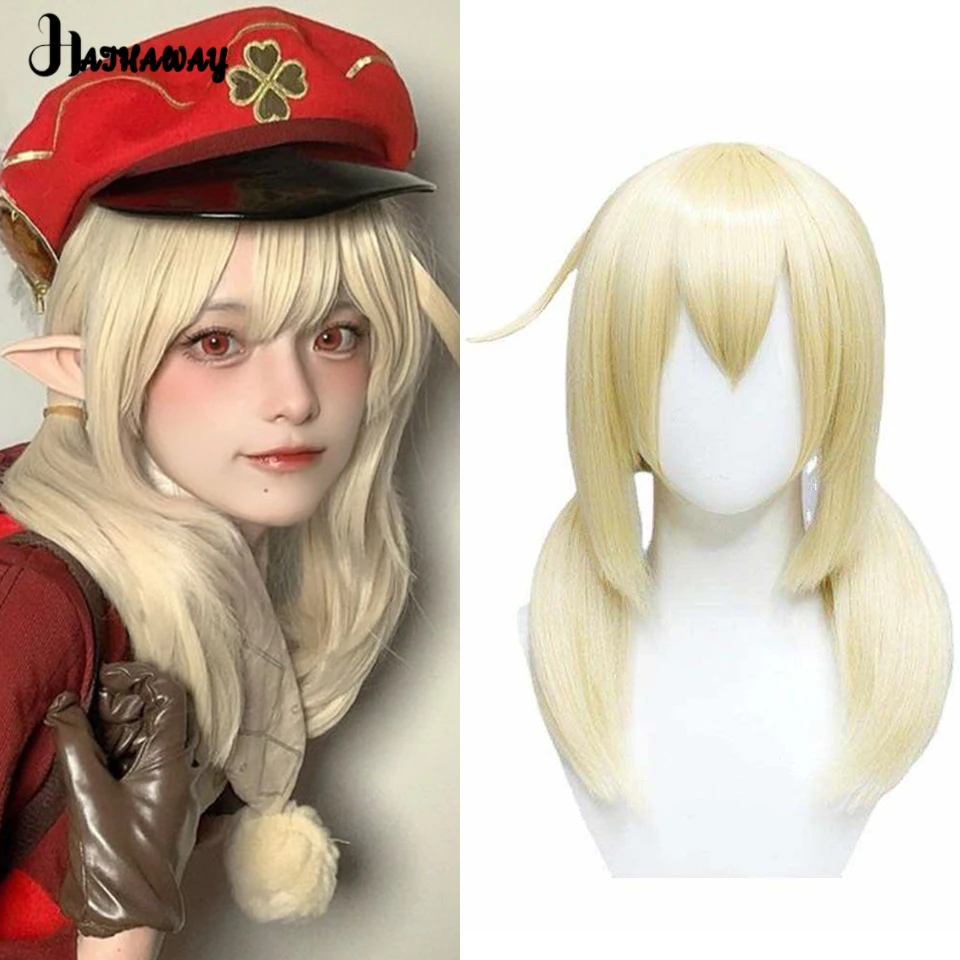 Synthetic Wig Original Cosplay God Escaped From The Sun Kelly Double Ponytail Two-dimensional Cosplay Wig High Temperature Wire