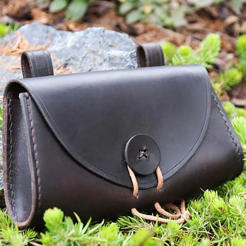 Średniowieczna torba na pas, skórzany portfel wikingów, męski i damski, kostium rycerza, pirata, steampunk, antyczny element, akcesorium do cosplay dla dorosłych.