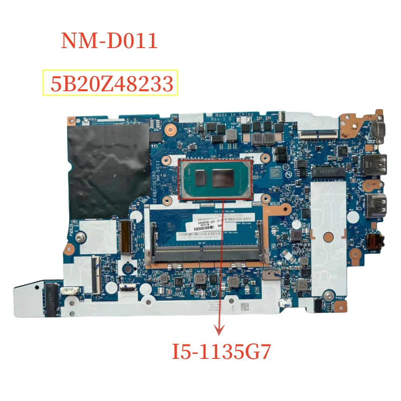 

NM-D011 For Lenovo Thinkpad E15 Gen 2 Motherboard 5B20Z48233 With I5-1135G7 CPU Mainboard 100% Tested Fast Ship