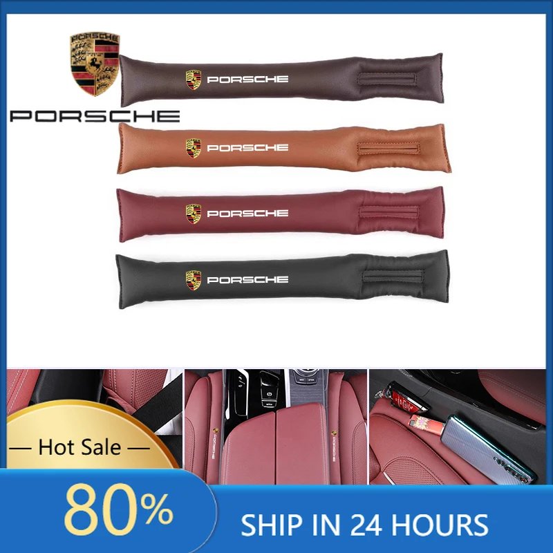 

Interior Stickers Fot Porsche 1/2pcs Car Seat Gap Filler Strip Leak-proof Filler Padding for Porsche 911 718 Cayenne Cayman Pana