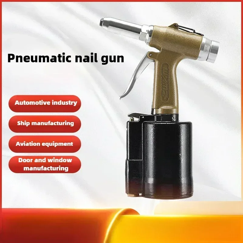 

Professional Industrial Grade Self-Priming Nail Gun with Quick Core Pulling and Riveting Tools Pneumatic Rivet Gun