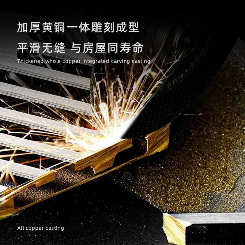 All copper floor drain deodorant sewer bathroom universal large displacement toilet invisible drainage square