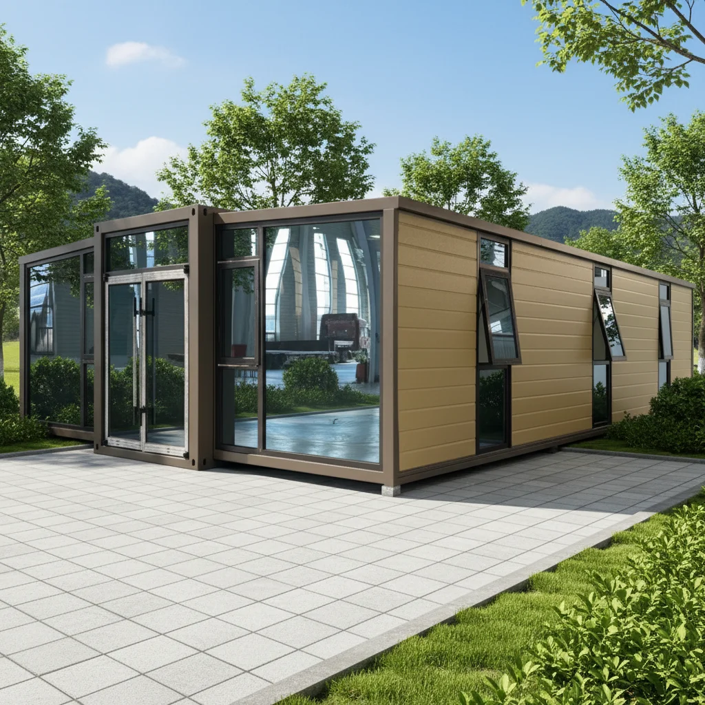 Customized Expandable Steel Container House Mini Mobile Home Modern Luxury Modular Bedroom Outdoor Prefab