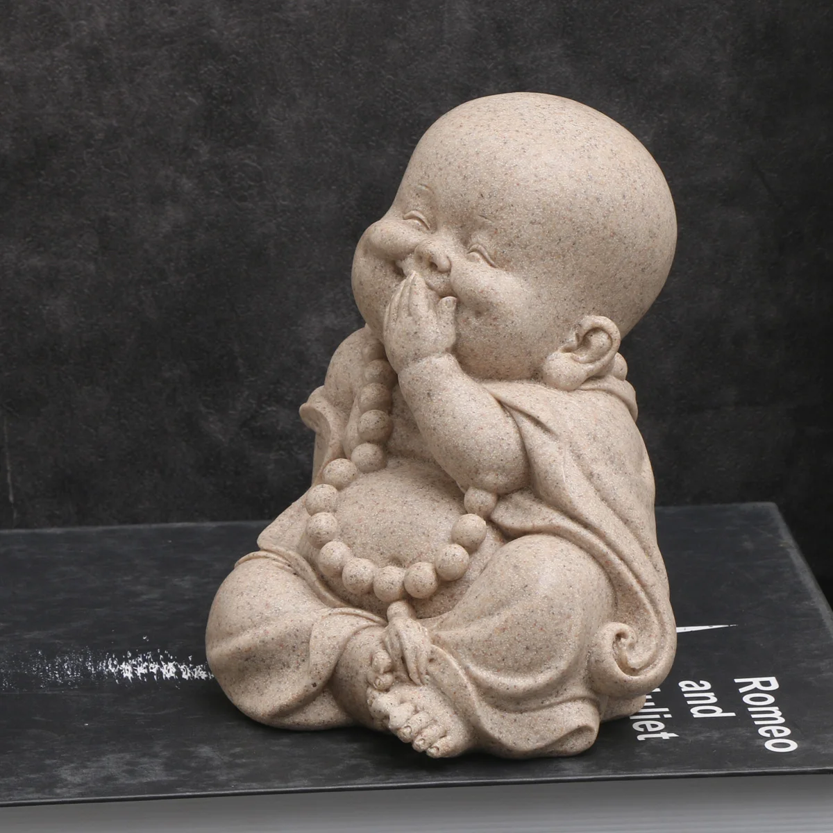 Zen-Inspirierte Mönch-Figur - Charmante Harz-Figuren für Mikro-Landschaftsdekoration – Detail 5