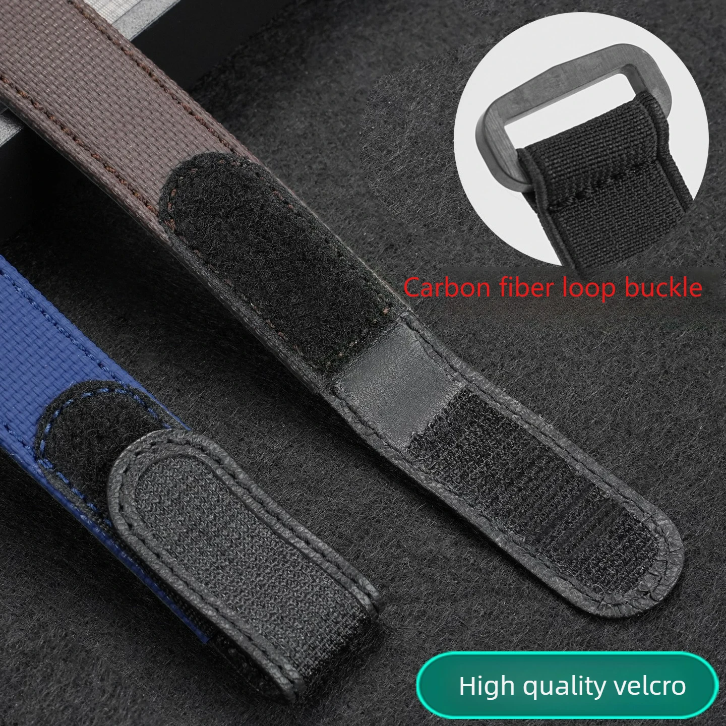 Velcro Quick Release Watch Strap for Cartier Santos Santos Velcro Straps