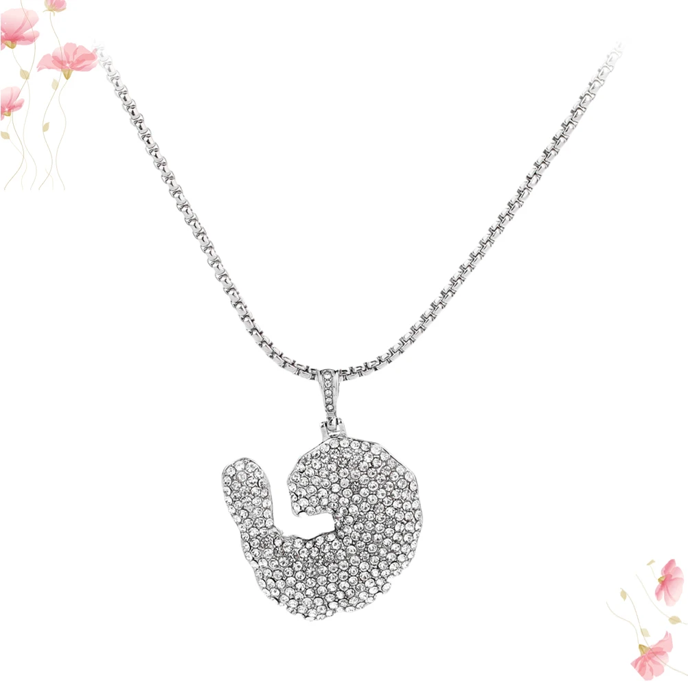 

-inlaid Pendant Charm Necklace for Women European and Shrimp