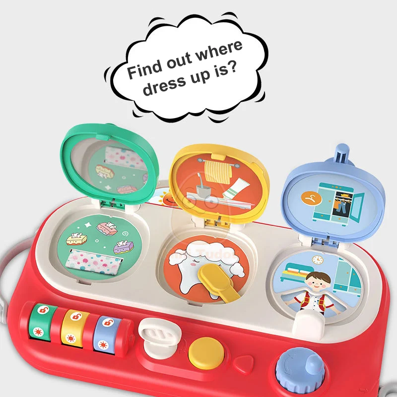 มอนเตสซอรี่ของเล่นเด็กฝึกทักษะทางประสาทสัมผัสสำหรับทารก13 24เดือน