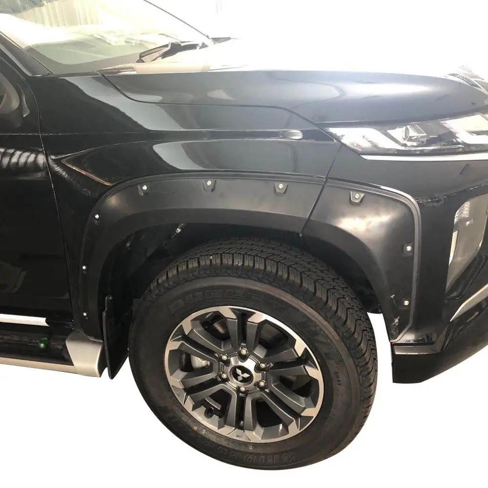 Wheel Arch Fender Flares For Mitsubishi l200 Montero triton 2019-2023 Mitsubishi Barbarian Mitsubishi Strada Strakar Car Styling