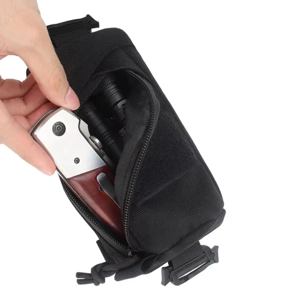 Mochila MOLLE hombro EDC para herramientas teléfono senderismo camping - imagen 4