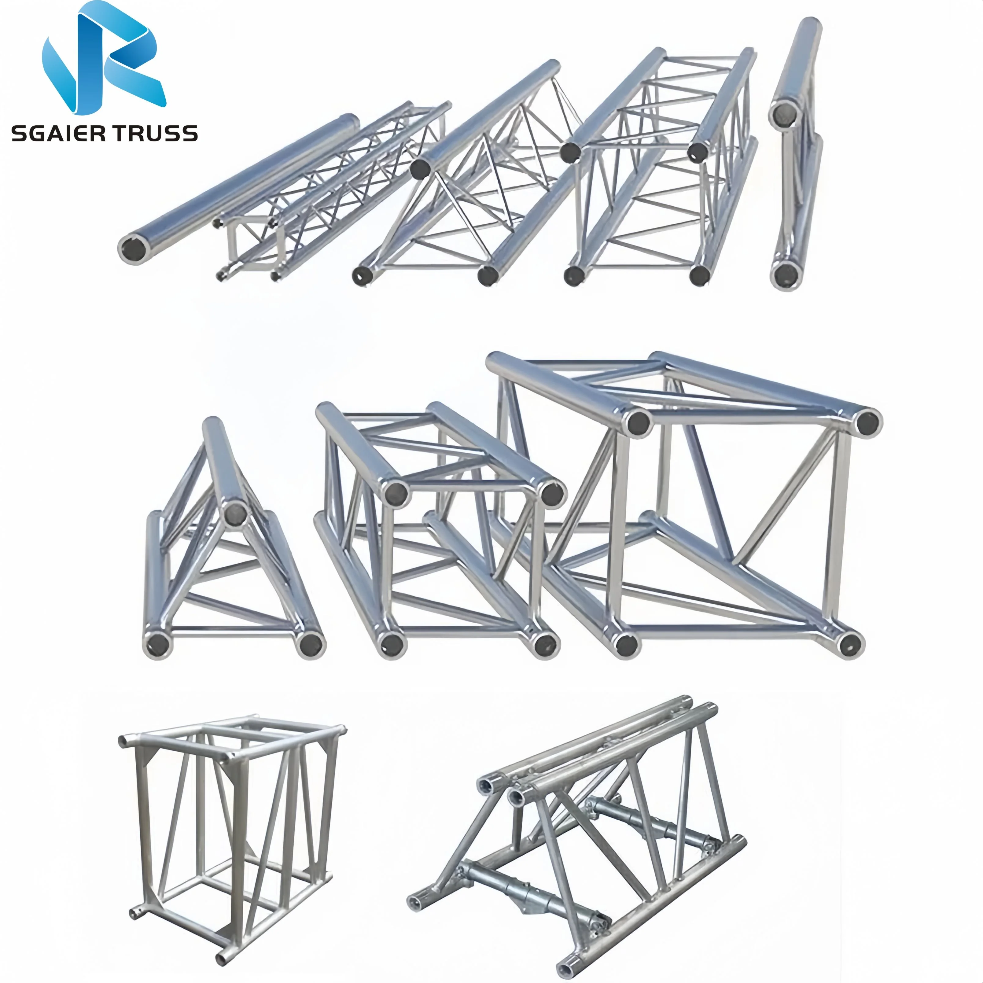 Line Array Speaker Truss Lift Stand Truss Display Hand Chain Hoist Line Array Truss Stand System For Outdoor Concert