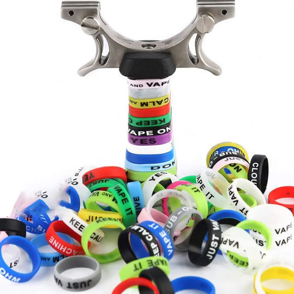 

10pcs Anti-skid Fishing Rod Handle Protective Case Sweatband Elastic Fishing Rods Grip Silicone Ring Covers