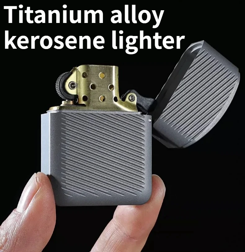TC4 Titanium Alloy Sand Wheel Ignition Device High-end Creative Metal Men's Gift Outdoor EDC Survival Tool