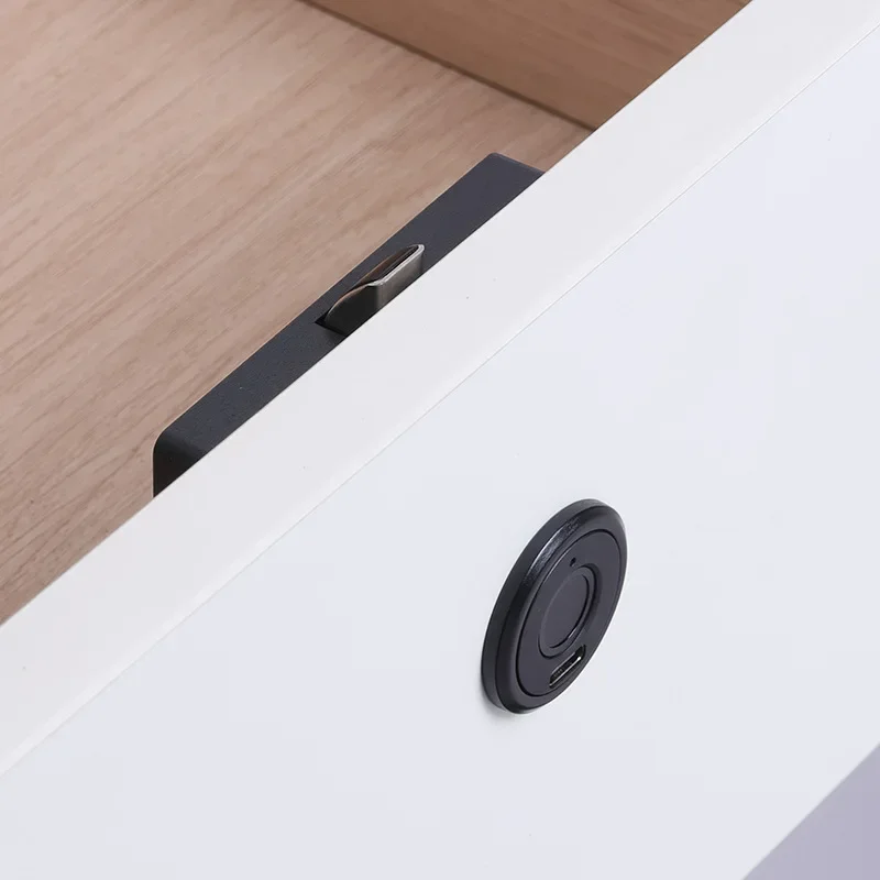 قفل درج ببصمة الإصبع البيومترية، قفل خزانة ذكي، قفل باب إلكتروني، حماية أمنية سكنية بدون مفتاح