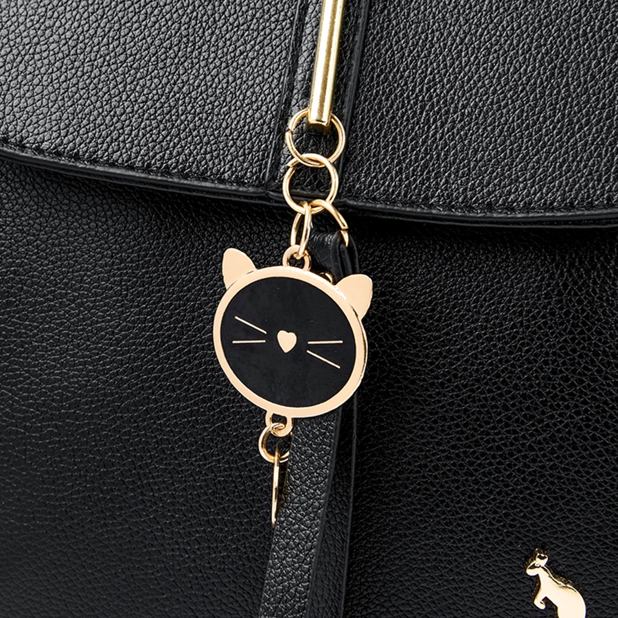 College Women Backpack Designer Soft Leather Vintage Packbag Female Travel Back Pack School Bags for Teenage Girls Shoulder Bag