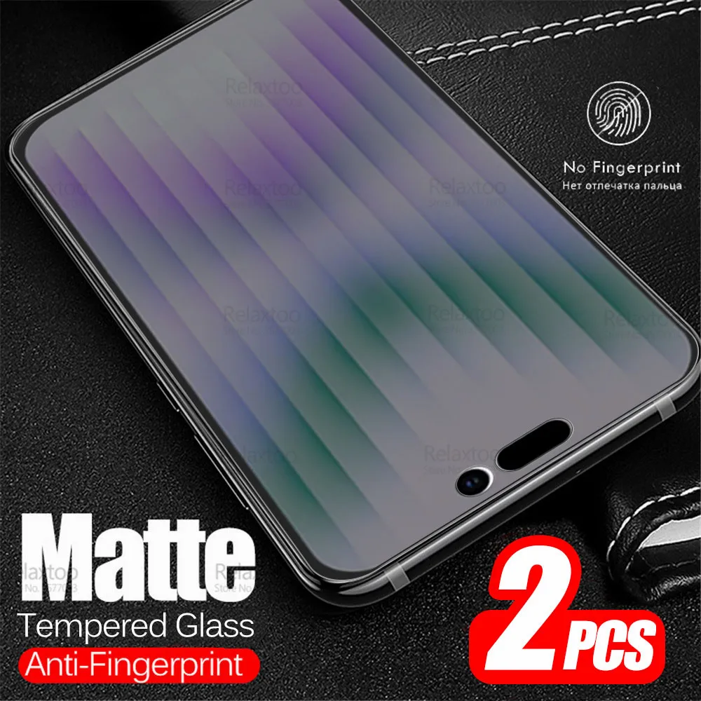 2 шт. матовое закаленное стекло для Iphone 14 Pro защитное стекло на Aifon I Phone 14 Plus 14 Plus 14Pro матовая защитная пленка для экрана