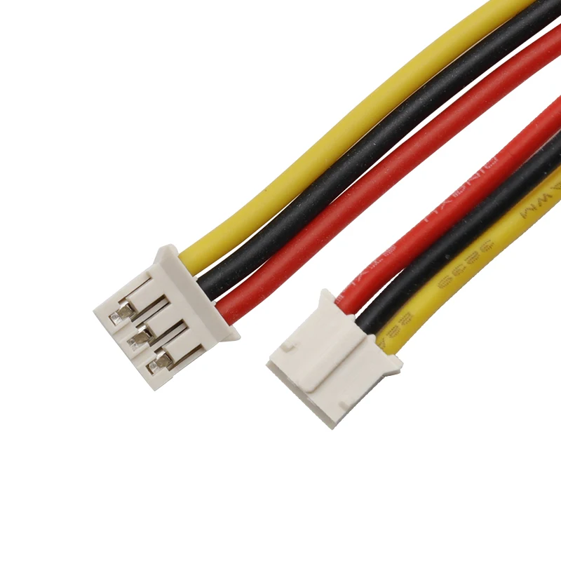 10PC PH 2.0mm 2/3/4/5/6P Terminal Wire Micro 10/20/30cm 3239 22AWG Silicon High Temp Male Plug Cable 2-core Tinned Connector