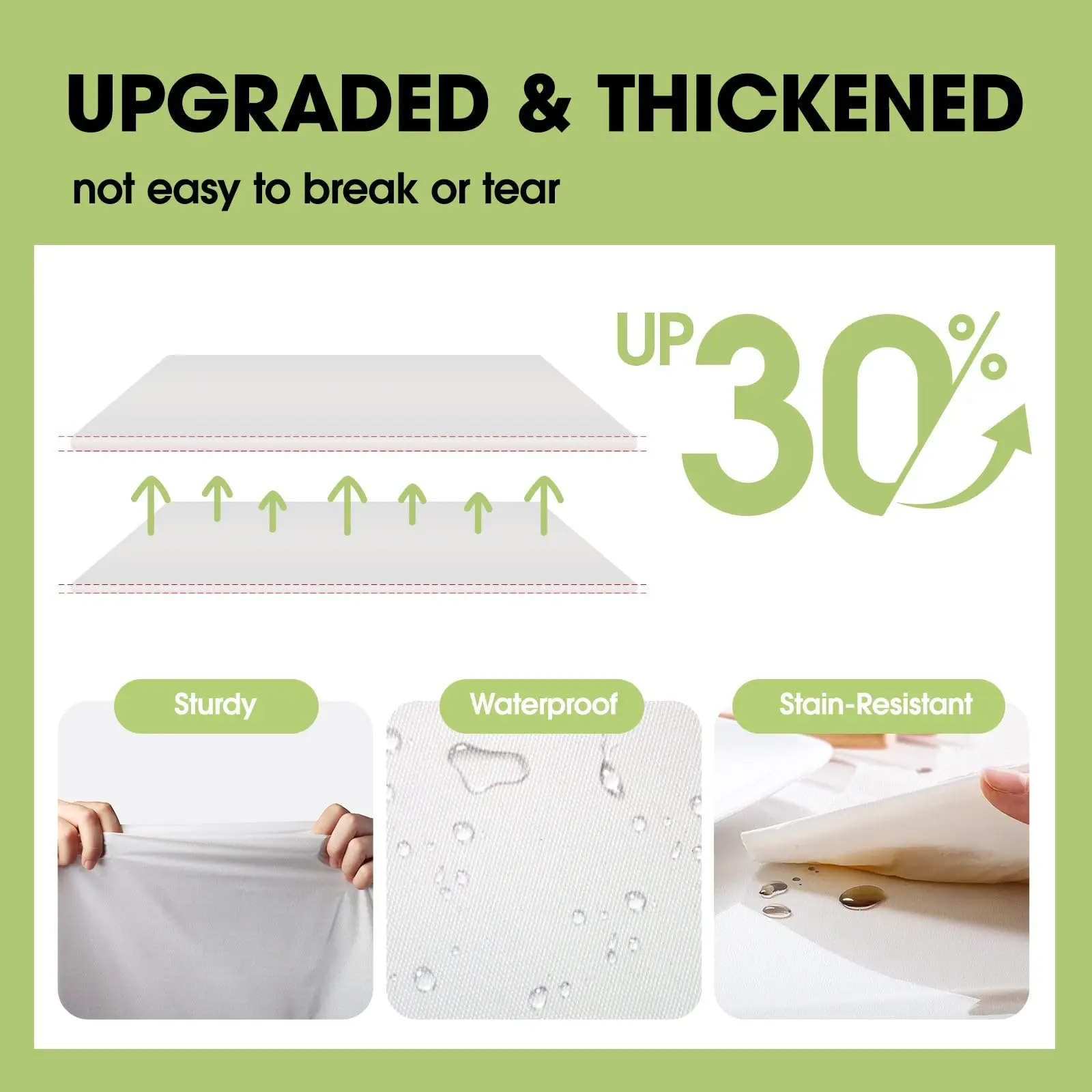 Plastic tablecloth disposable - 8 packs, tablecloth for rewinding tables, 54 \