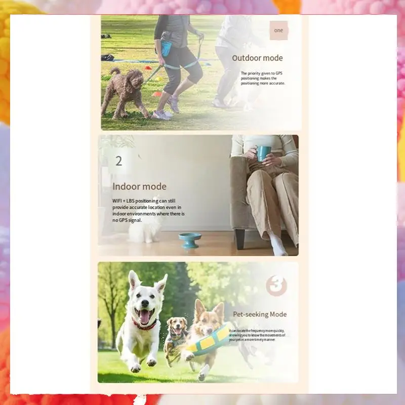 

4G Dog Tracking Collar Locator IP67 Waterproof With Google Map Real Time Tracking For Pets GPS Locator-A83Z