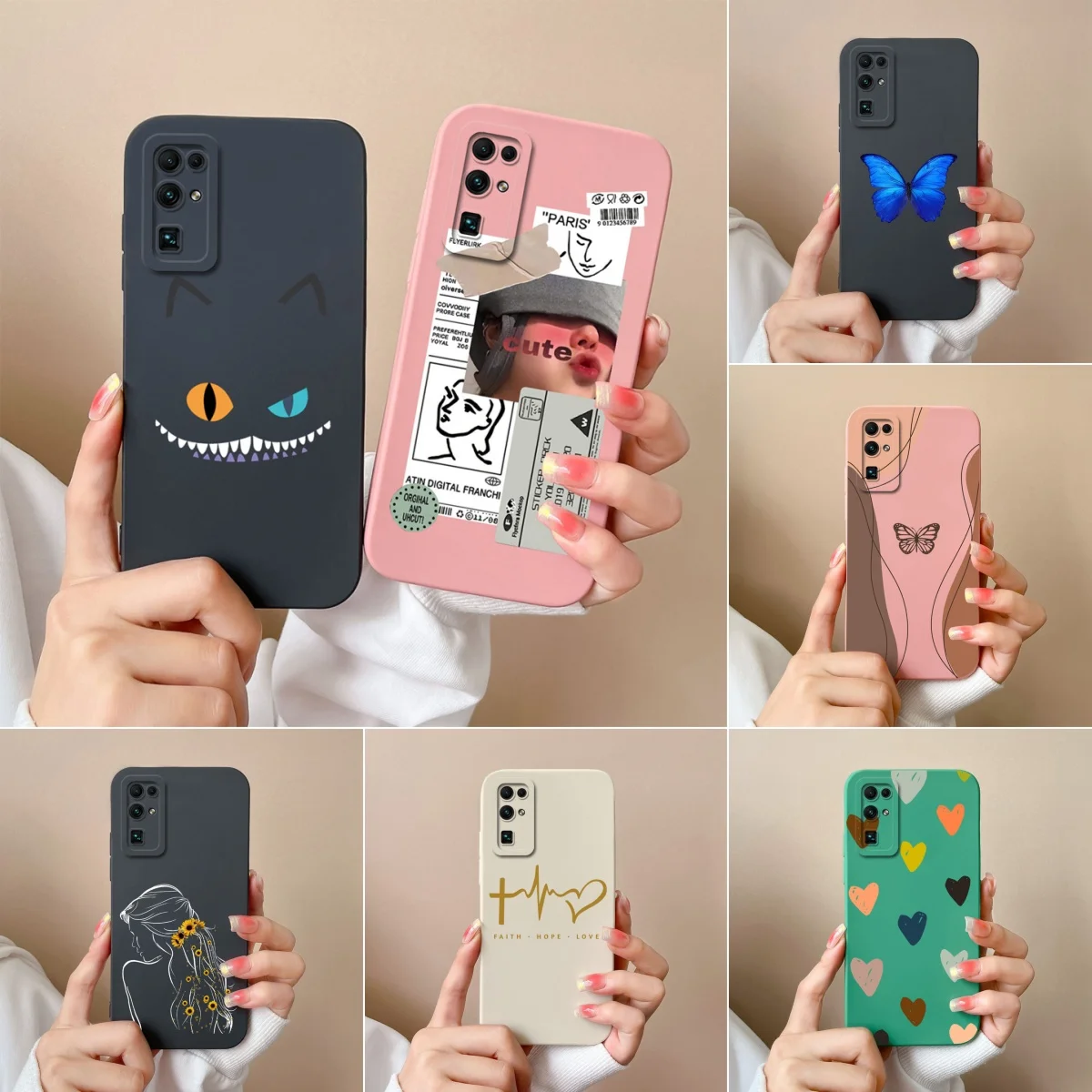 

Чехол для телефона Huawei Honor 30 30Pro 30Pro + 30Lite Бабочка Мягкий защитный чехол для Honor30 Pro Honor30Lite чехол задняя крышка