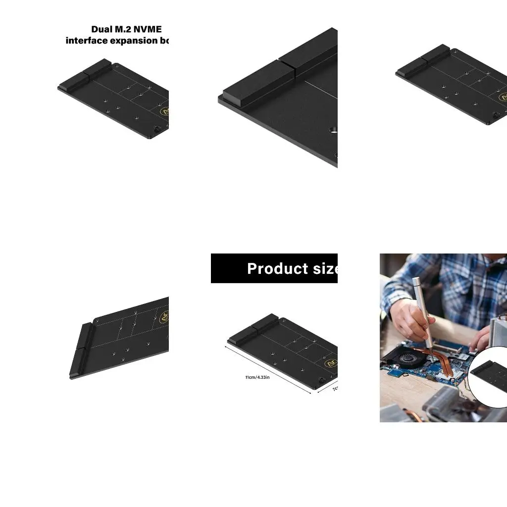 

Два интерфейса M.2 NVME Adapters Poard с поддержкой UASP для более высокой передачи данных A4WF