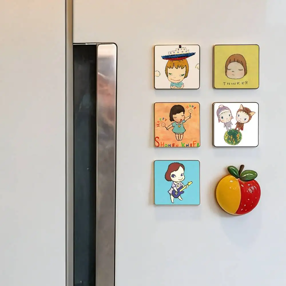 Niedlicher Y-Yoshitomo-N-Naras Kühlschrankmagnet, personalisierte kreative magnetische Aufkleber mit Magneten