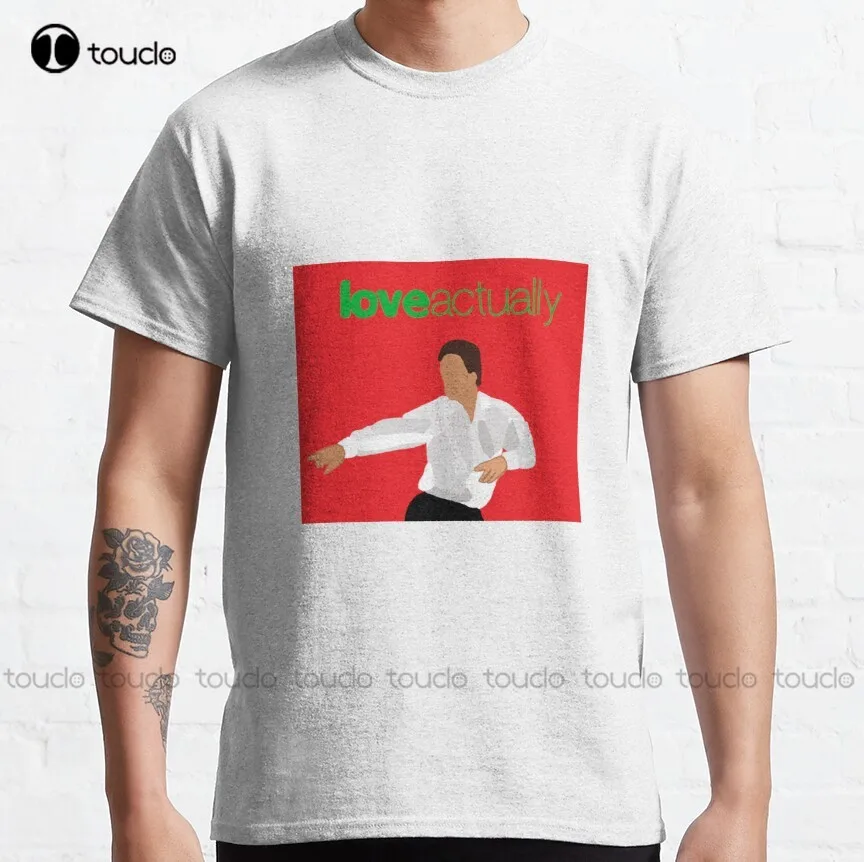 Love Actually Hugh Grant Art Classic T-Shirt Tee Shirt Custom Aldult Teen Unisex Digital Printing Tee Shirt Xs-5Xl Cotton Shirts