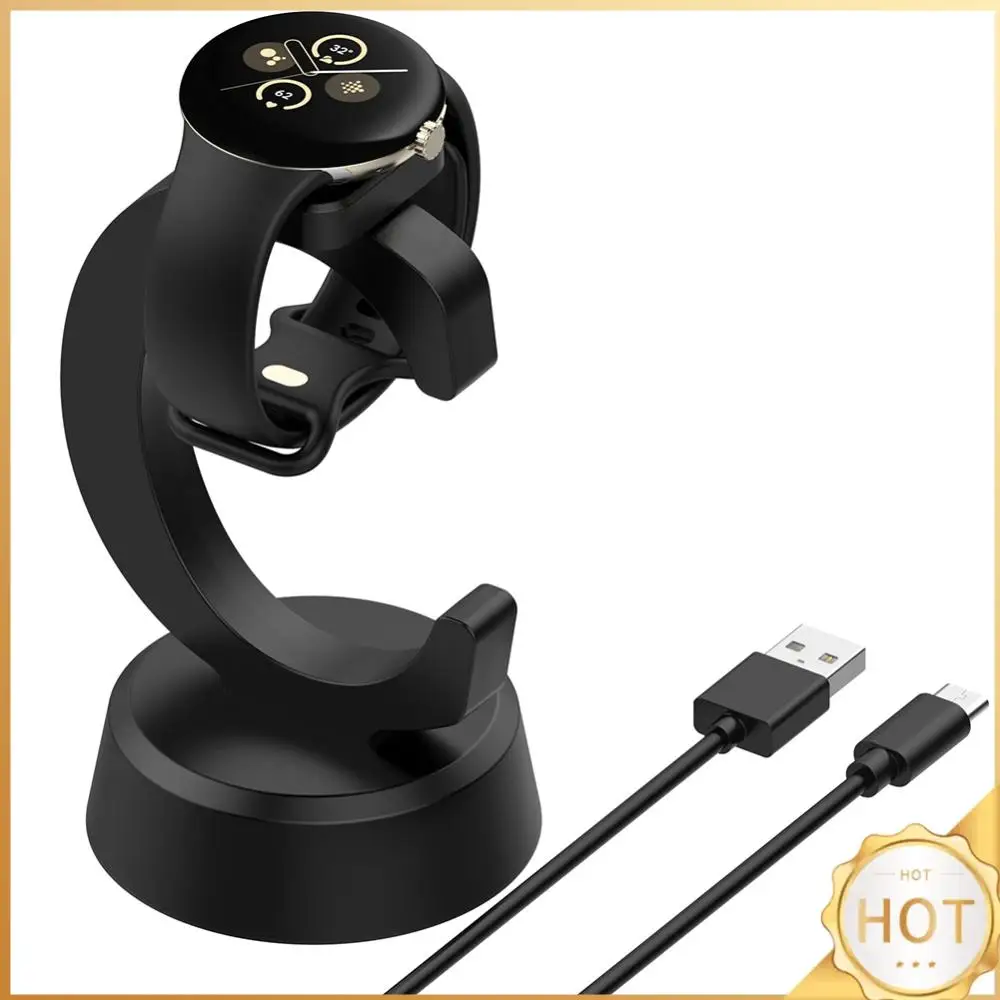 

Magnetic Charger Dock Stand with USB Type-C Charging Cable Charging Cradle Base Charger for Google Pixel Watch 3 41MM 45MM