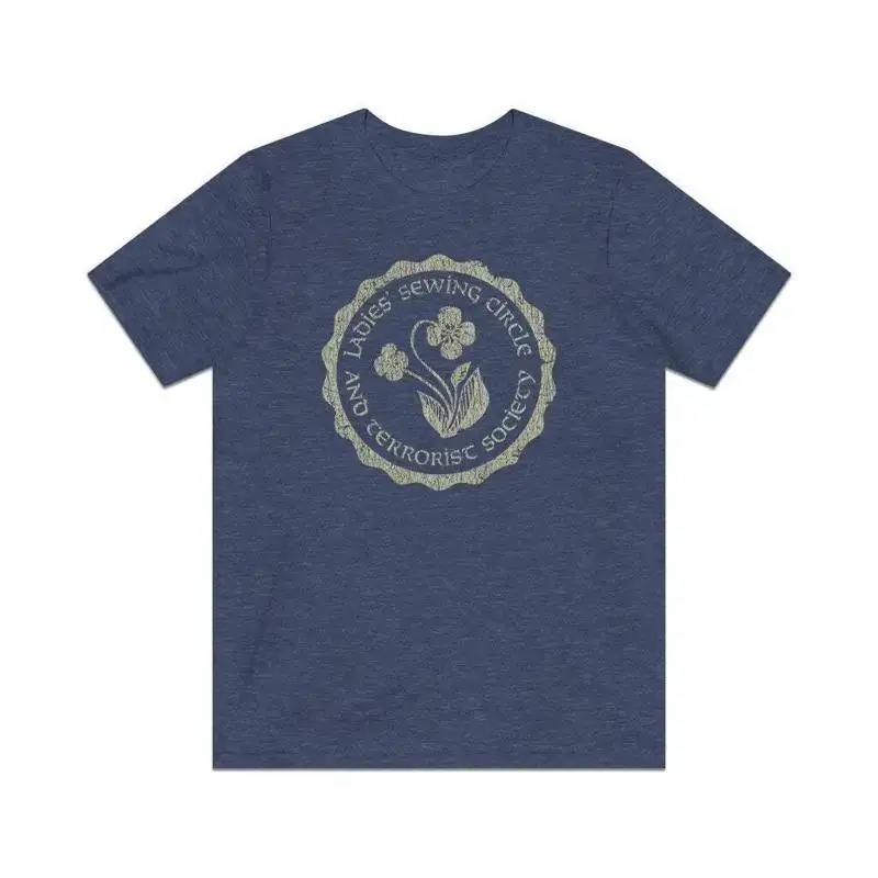 Ladies Sewing Circle and Terrorist Society 1974 Vintage Men's T Shirt