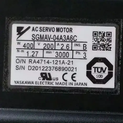 

Brand New SGMAV-04A3A6C Servo Motor，Fast shipping SGMAV 04A3A6C