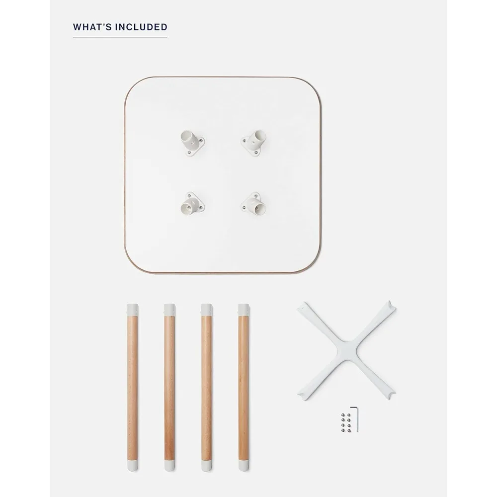 HOME - مجموعة اللعب، مجموعة طاولات وكراسي الأطفال مع طاولة أطفال خشبية مستدامة ومجموعة من مقعدين دلوين غير سامين، آمنة #6