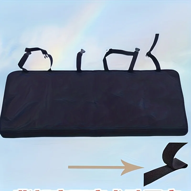 Car Trunk Organizer, Hanging Back Seat Storage Bag, Waterproof Oxford Car Cargo Storage Bag with Multi‑Pockets & Adjustable