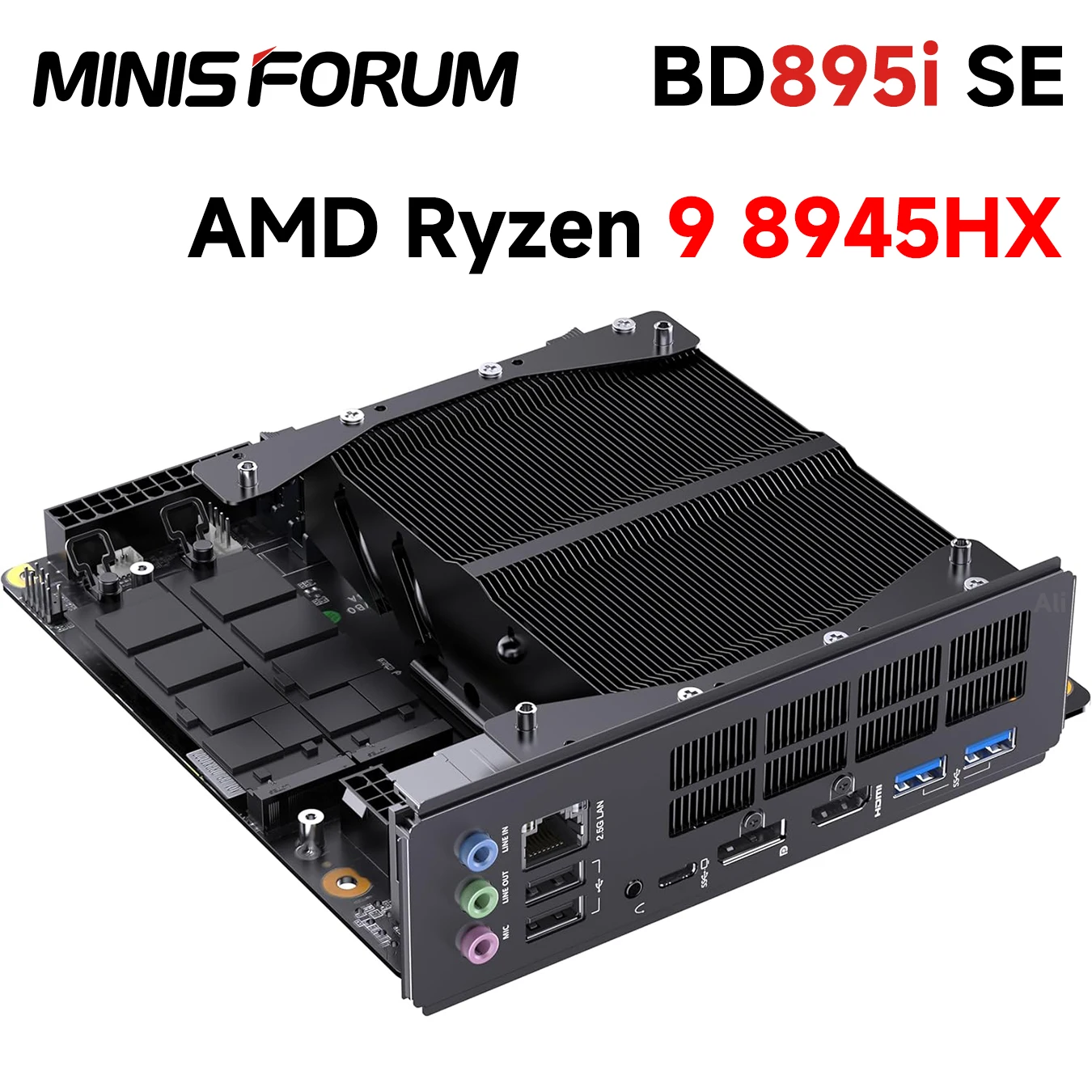 MINISFORUM BD895i SE Mini-ITX マザーボード AMD Ryzen 9 8945HX(16C