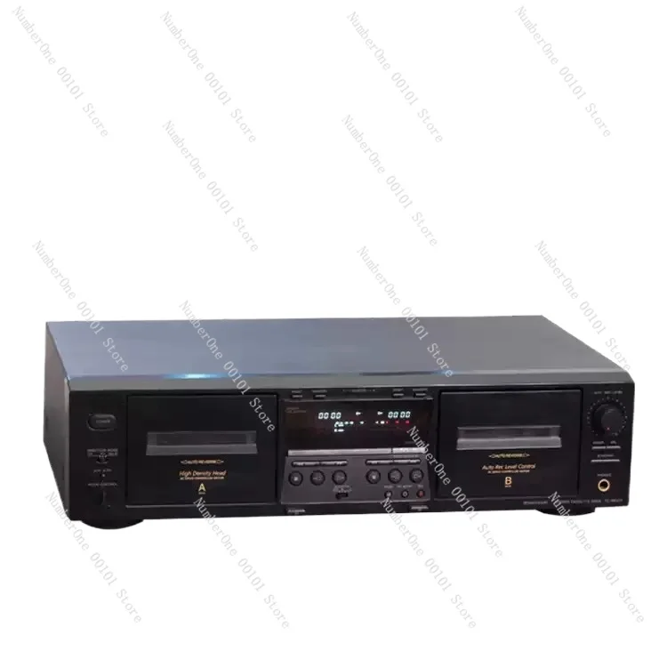 Dual Cassette Deck Electric Logic Control HiFi Stereo Tape Player for Dubbing Recording