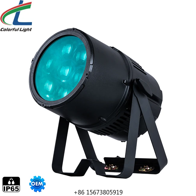 

Водонепроницаемый тонкий светодиодный прожектор IP65 Bee Eye 7x40W RGBW 4IN1 Vortex Zoom Par с зумом 3~60x
