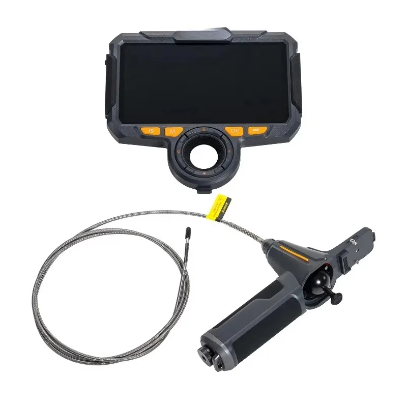 

TF600 Dual Lens Portable Endoscope – 4-Way 360° Articulation, 6.5mm Camera Head & 1.55m Inspection Cable