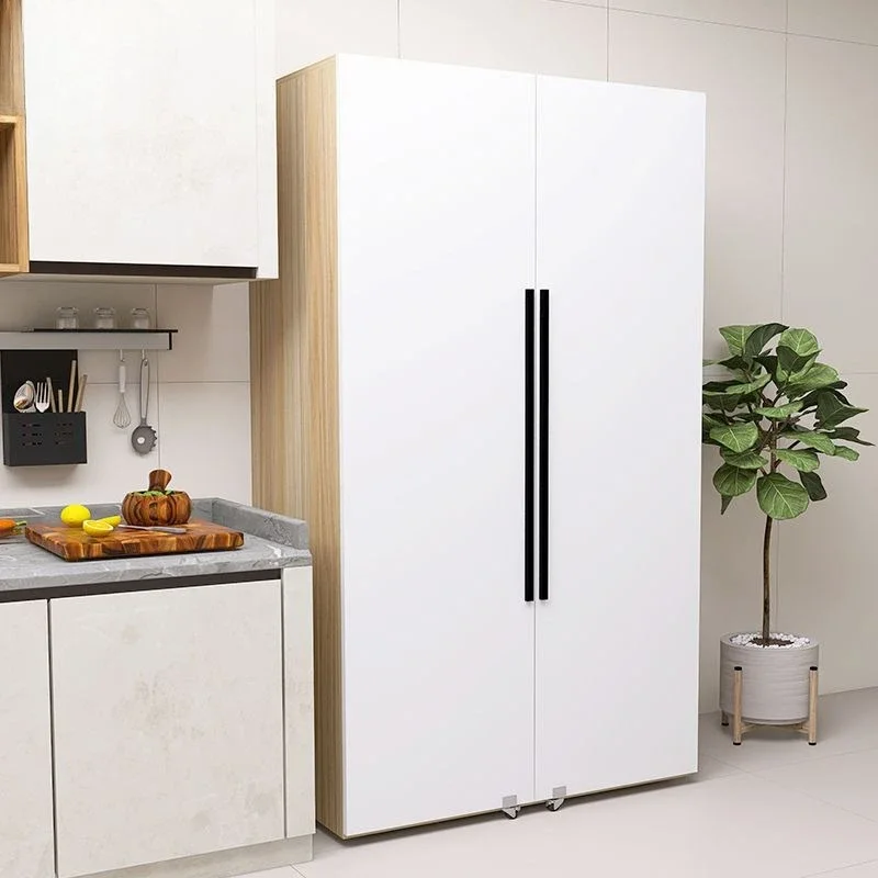 kitchen refrigerator door storage cabinet, living room snacks, drinks and side cabinets, large-capacity microwave oven